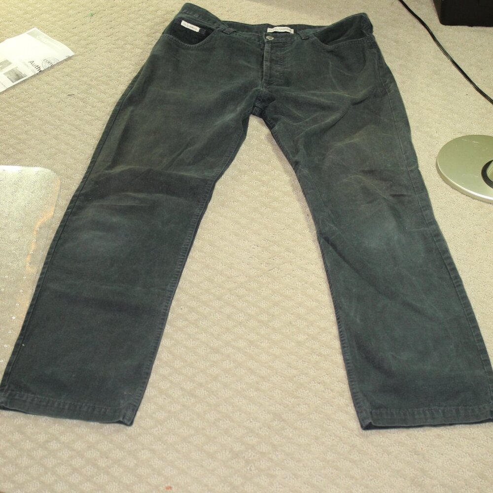 Vintage Y2K DOLCE & GABBANA D&G Black Cotton Button Fly Canvas Jeans 34x30
